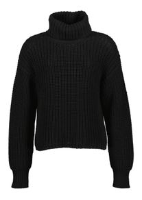 Blue Seven Mädchen Strickpullover "Blue Seven Rollkragenpullover", schwarz, Gr. 152, 100% Baumwolle, Pullover