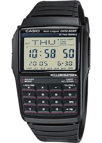 CASIO VINTAGE Damen Chronograph, schwarz, Armbanduhren, Quarzuhr, Armbanduhr, Damen, Herren, Taschenrechner, Digitaluhr, retro