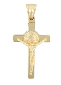 Adelia´s ADELIA ́S Damen Ketten-Anhänger "Neuheit 2025 - hochwertiger Kreuz Anhänger aus Edelstahl", Edelstahl, gold, Edelstahl, Schmuckanhänger