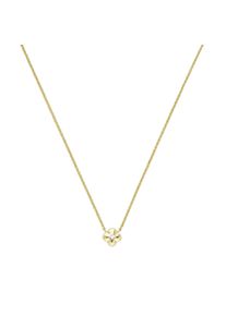 Luigi Merano Herren Goldkette "Anhänger mit Zirkonia, Gold 375", 45cm, Gelbgold 375, gold, Gelbgold 375, Halsketten
