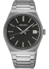 Seiko Damen Quarzuhr, silber, Armbanduhren, Armbanduhr, Herrenuhr, Damenuhr, Datum, Saphirglas, Edelstahlarmband