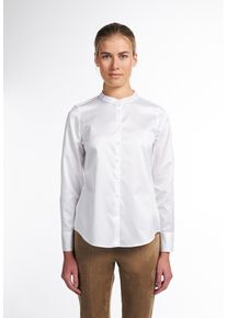 Eterna Damen Hemdbluse "FITTED", weiß, klassisch, Gr. 46, 100% cotton, Blusen, EASY IRON (bügelleicht)