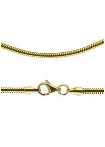 Firetti Damen Schlangenkette "Schmuck Geschenk Gold 333 oder 585 Collierkette in mehreren Breiten", 45, Gelbgold 333, B: 2,3mm, gold, Gelbgold 333,