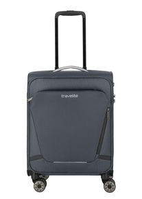 Travelite Handgepäck-Trolley "JETPACK Multi Light 4 Cabin, konzipiert für Condor & Ryanair", grau, Polyester, unifarben mit Farbeinsätzen, Koffer,