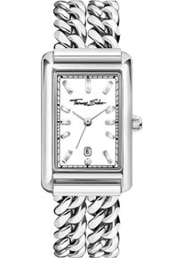 Thomas Sabo Damen Quarzuhr "ELEGANCE"silberfarben, Armbanduhren, Armbanduhr, Damenuhr, Edelstahlarmband, analog, Tag, Zirkonia (synth.)
