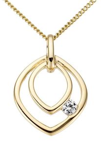 Firetti Damen Ketten-Anhänger "Schmuck Geschenk Gold 333 Halsschmuck Anhänger für Halskette", Gelbgold 333, 0,8 g, gold, Gelbgold 333,
