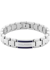 Tommy Hilfiger Herren Armband "PARKER, 2790600, 2790601", Edelstahl, blau, Edelstahl, Armbänder, mit Emaille