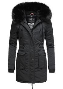 Navahoo Damen Wintermantel "Luluna Prc", schwarz, modisch, Gr. XXL, Oberstoff: 100% Polyester, Futter: 100% Polyester, Wattierung: 100% Polyester,