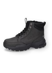 Herren Winterboots, Dockers by Gerli, Gr. 45, schwarz, Nubuklederimitat, Textil, sportlich, Schuhe, Schnürboots mit Warmfutter
