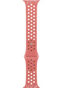 Apple Smartwatch-Armband "45mm Nike Sportarmband - M/L", Watch 42mm, 44mm, 45mm, 49mm, rot, Uhrenarmbänder