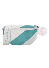 Gürteltasche "Fritzi Bum Limited Frottee", Fritzi aus Preussen, blau, Baumwollmischung, gestreift, Taschen, mit abnehmbarem Pocketanhänger