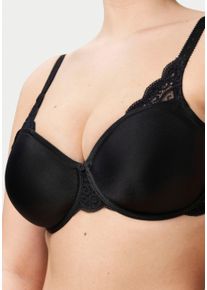 Triumph Damen Minimizer-BH "Amourette 300 W01", Gr. 95, schwarz, Microtouch, Spitze, Obermaterial: 83% Polyamid, 17% Elasthan (LYCRA), unifarben,
