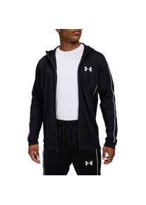 Under Armour Herren Trainingsanzug "UA EMEA TRACKSUIT NOVELTY", schwarz-weiß, sportlich, Gr. M, Obermaterial: 100% Polyester, Sportanzüge