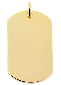Adelia´s ADELIA ́S Damen Ketten-Anhänger "Neuheit 2025 - stylischer Schmuck Anhänger aus Edelstahl", Edelstahl, gold, Edelstahl, Schmuckanhänger