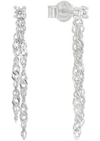 Amor Damen Paar Ohrstecker "9164387", Silber 925 (Sterlingsilber), silber, Silber 925 (Sterlingsilber), Ohrringe, mit Zirkonia (synth.)