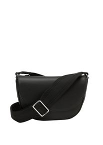 Marc O'Polo MARC O'POLO Damen Umhängetasche "aus einer Lederalternative aus recyceltem Polyester", schwarz, Polyester, unifarben, Taschen
