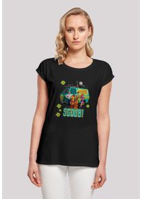 F4NT4STIC Damen T-Shirt "Scooby Doo Mystery Inc Group", schwarz, casual, Gr. 5XL, Obermaterial: 100% Baumwolle, Shirts, Damen,Premium