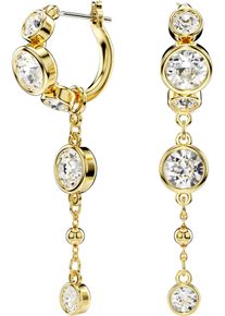 Swarovski Damen Paar Creolen "Schmuck Geschenk Imber Drop-Ohrhänger, 5680097", Metall, gelb, Metall, Ohrringe, mit Swarovski Kristall - Einhänger