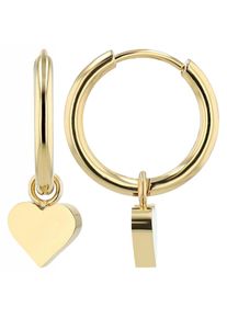 Adelia´s ADELIA ́S Damen Paar Ohrhänger, Damen, Edelstahl, silber, Edelstahl, Ohrringe