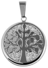 Adelia´s ADELIA ́S Damen Ketten-Anhänger "Neuheit 2025 - eleganter Schmuck Anhänger aus Edelstahl", Edelstahl, blau, Edelstahl, Schmuckanhänger