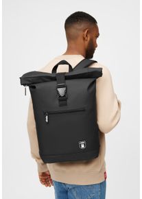 Derbe Rucksack "Ruck", schwarz, Obermaterial: 80% Polyurethan, 20% Polyester; Futter: 80% Polyurethan, 20% Polyester, Rucksäcke, Verstellbare Gurte,