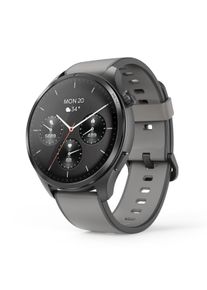 Hama Smartwatch "Smartwatch m. GPS (1,43", Musikspeicher, Telefonfunktion, wasserdicht)", grau, Smartwatches, Sprachassistent, GPS, IP68,
