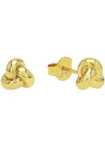 Amor Damen Paar Ohrstecker "Knoten-Optik, 2039988", Silber 925 (Sterlingsilber), gold, Silber 925 (Sterlingsilber), Ohrringe