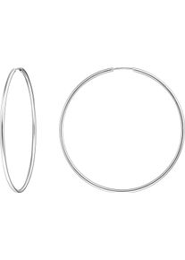 Thomas Sabo Damen Paar Creolen "groß, CR729-001-21, CR729-413-39", Silber 925 (Sterlingsilber), silber, Silber 925 (Sterlingsilber), Ohrringe