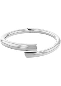 Calvin Klein Damen Armreif "CK SPIRAL, 35000762, 35000763", Edelstahl, silber, Edelstahl, Armbänder