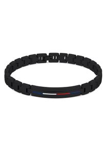 Tommy Hilfiger Herren Armband "Schmuck Edelstahl Armschmuck Gliederkette DRESSED", Edelstahl, bunt, Edelstahl, Armbänder