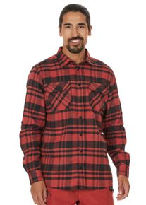 WHISTLER Herren Fleeceshirt "Flannel", rot, casual, Gr. L, kariert, 100% Baumwolle, Shirts, aus atmungsaktivem Funktionsmaterial