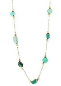 Adelia´s ADELIA ́S Damen Kette mit Anhänger, unbekannt, Edelstahl, gold, Edelstahl, Halsketten