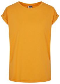 Urban Classics Herren Kurzarmshirt "Urban Classics Damen Ladies Extended Shoulder Tee", braun, casual, Gr. 4XL, unifarben, 100% Baumwolle, Shirts