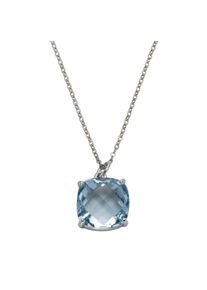 ZEEme Damen Kette mit Anhänger "925/- Sterling Silber", 42 + 3cm, Silber 925 (Sterlingsilber), L: 45cm B: 12.0mm, weiß, Silber 925 (Sterlingsilber),