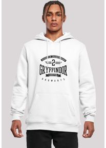 F4NT4STIC Herren Kapuzenpullover "Harry Potter Gryffindor Keeper", weiß, casual, Gr. XXL, Obermaterial: 65% Baumwolle, 35% Polyester, Pullover, Print