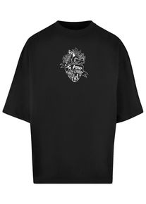 Merchcode Herren T-Shirt "Merchcode Herren Frida Kahlo - Te amo outline Huge Tee", schwarz, casual, Gr. M, bedruckt, 100% Baumwolle, Shirts