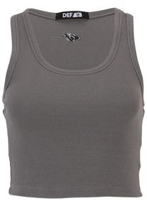 DEF Herren Muskelshirt "DEF Damen DEF BASE Tanktop", grau, casual, Gr. XL, unifarben, 95% Baumwolle, 5% Elasthan, Shirts