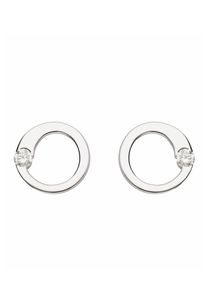 Adelia´s ADELIA ́S Damen Ketten-Anhänger "Damen 925 Silber Anhänger mit Zirkonia Ø 11,7 mm", Silber 925 (Sterlingsilber), silber, Silber 925 (Sterlingsilber),