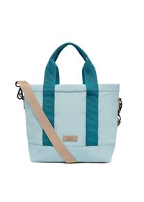 Lefrik Damen Henkeltasche "Strata Mini", blau, Kunstfaser, unifarben, Taschen, mit zwei separaten Innentaschen