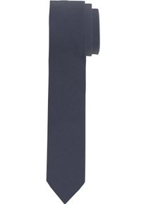 OLYMP Damen Krawatte "Slim Krawatte", blau, klassisch, unifarben, Seide, Krawatten