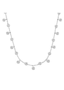 Smart Jewel Damen Collier "mit Zirkonia, Silber 925", 45cm, Silber 925 (Sterlingsilber), silber, Silber 925 (Sterlingsilber), Halsketten