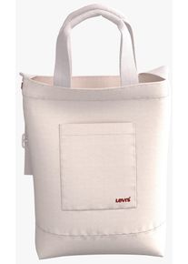 Levi's LEVI'S Damen Shopper "ICON TOTE", beige, Baumwolle, unifarben, Taschen, mit verstellbarem Umhängeriemen Schultertasche Umhängetasche