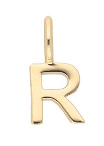 Adelia´s ADELIA ́S Damen Buchstaben-Anhänger "Damen & Herren 333 Gold Buchstabenanhänger R", Gelbgold 333, gold, Gelbgold 333, Schmuckanhänger, für Damen &