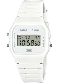 Damen Chronograph, weiß, CASIO TIMELESS COLLECTION, Armbanduhren, Quarzuhr, Armbanduhr, Damen, Herren, retro,digital,Datum,Stoppfunktion