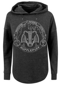 F4NT4STIC Damen Kapuzenpullover "F4NT4STIC Damen", grau, casual, Gr. XS, unifarben, 100% Baumwolle, Pullover