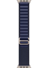 Apple Smartwatch-Armband "Alpine Loop", 16,5-21cm, Apple Watch Modelle 49mm / Largenavy, titan natur, Uhrenarmbänder