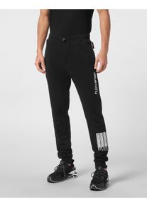 Plein Sport Herren Jogginghose "Jogging Trousers Barcode", schwarz, Gr. S, Obermaterial: 88% Baumwolle, 12% Polyester, Hosen