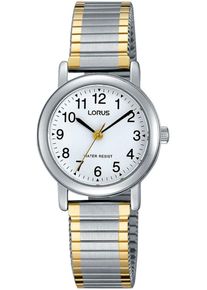 Lorus Damen Quarzuhr, silber, Armbanduhren, Armbanduhr, Damenuhr, Edelstahlarmband, Flexband, Zugband