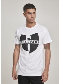 Wu Wear Herren T-Shirt "Wu-Wear Logo T-Shirt", weiß, casual, Gr. M, unifarben, 100% Baumwolle, Shirts