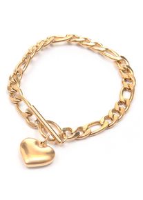 Firetti Damen Armband "Herz", Metall, gold, Metall, Armbänder